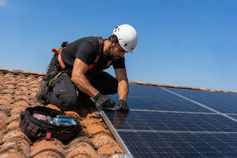 Maintenance et monitoring de panneaux solaires à Saint-Paulet